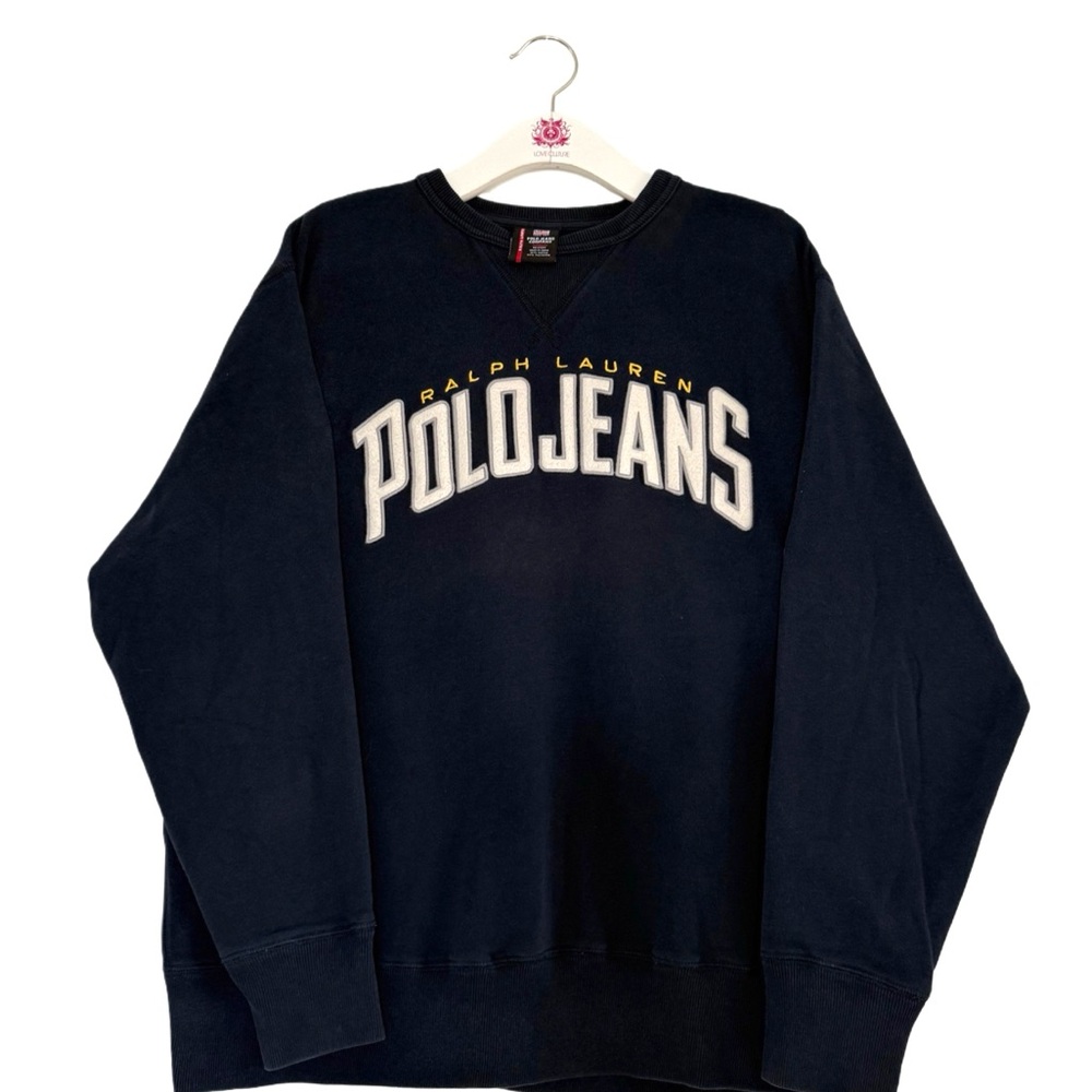 Vintage Polo Jeans Co Ralph- Long Sleeve Pullover Size M